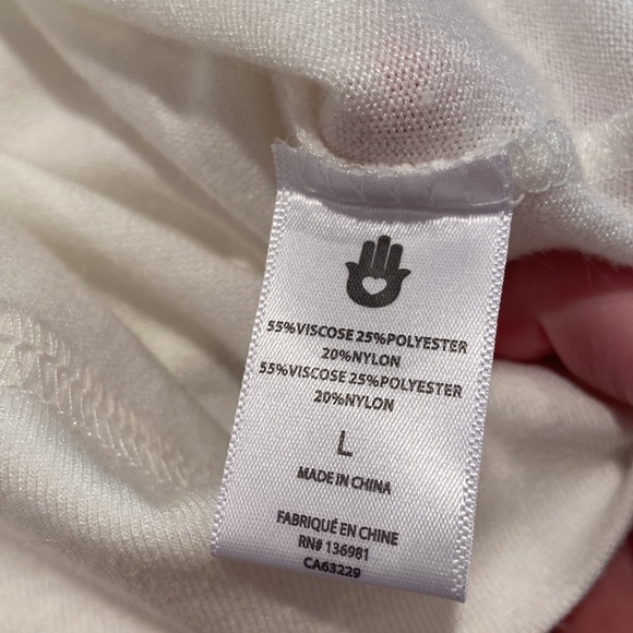 NWT Spiritual Gangster Rainbow Logo White Crewneck Sweatshirt Pride - Picture 5 of 5